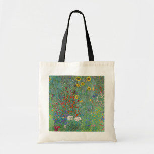 Gustav Klimt - Landentuin met zonnebloemen Tote Bag