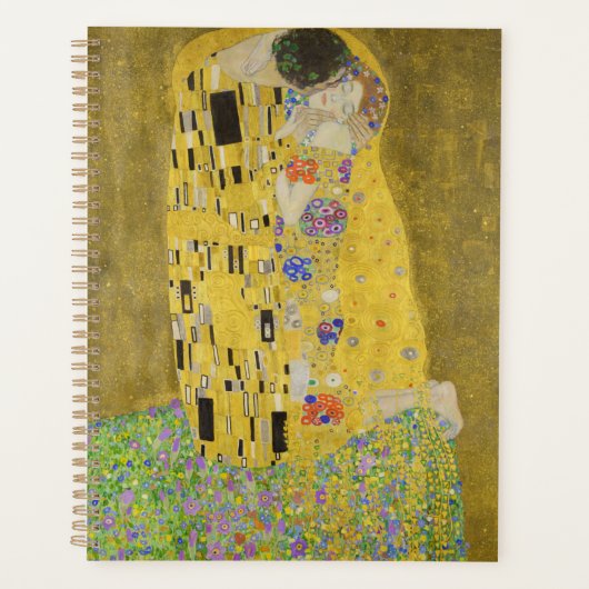 Gustav Klimt - Le baiser (Devant)