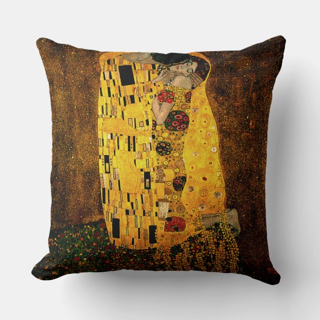 Gustav Klimt les coussins de baiser (Recto)