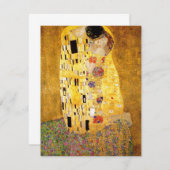Gustav Klimt les invitations de baiser (Devant / Derrière)