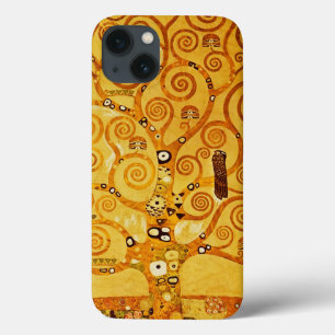 Gustav Klimt Levensboom: Art Nouveau Symbolist iPhone 13 Hoesje