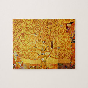 Gustav Klimt Levensboom: Art Nouveau Symbolist Legpuzzel