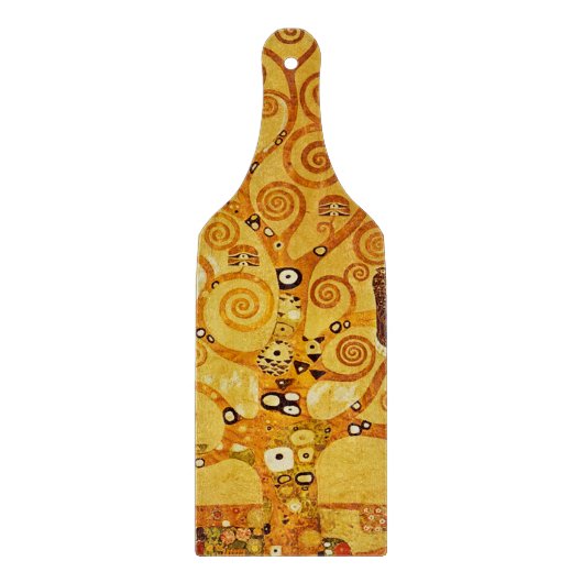 Gustav Klimt Levensboom: Art Nouveau Symbolist Snijplank (Voorkant)
