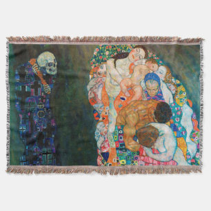 Gustav Klimt "Life and Death" Deken