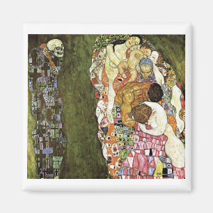 Gustav Klimt ~ Life and Death Magneet