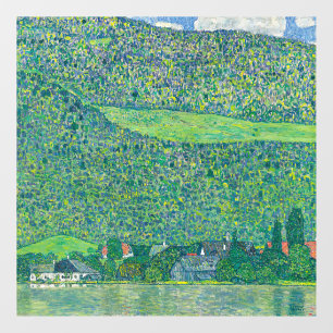 Gustav Klimt - Litzlberg am Attersee Raamsticker