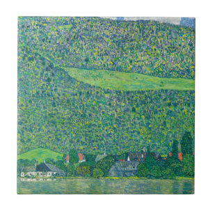 Gustav Klimt - Litzlberg am Attersee Tegeltje