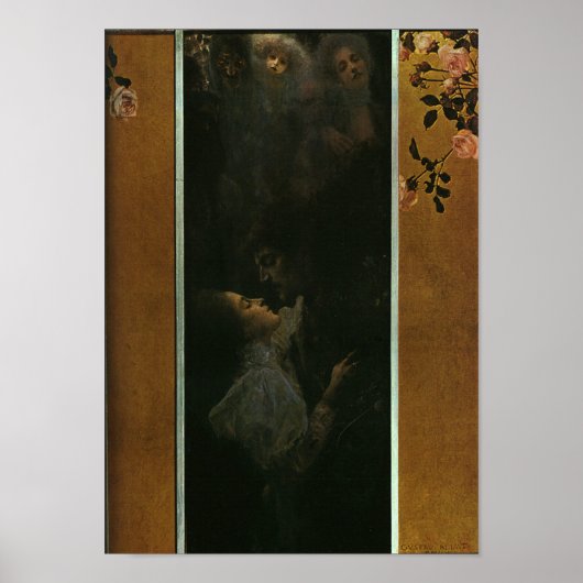 Gustav Klimt Love Poster (Voorkant)