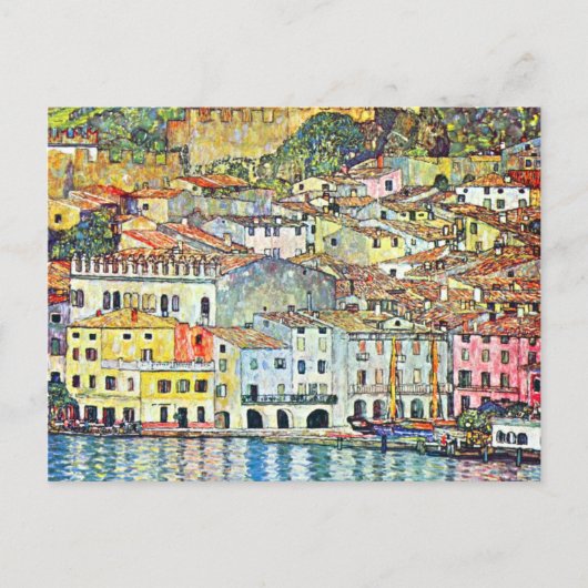 Gustav Klimt Malcena bij de Gardasee Briefkaart (Voorkant)