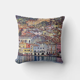 Gustav Klimt - Malcesine aan het Gardameer Italië Kussen