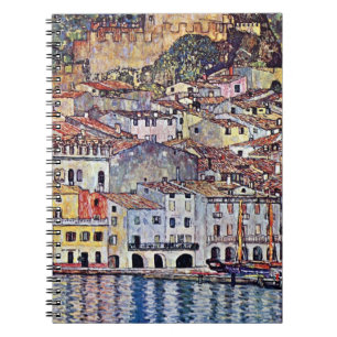 Gustav Klimt - Malcesine aan het Gardameer Italië Notitieboek