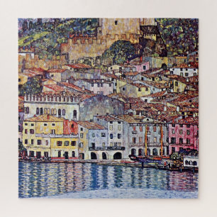 Gustav Klimt - Malcesine bij het Garda-meer in Ita Legpuzzel