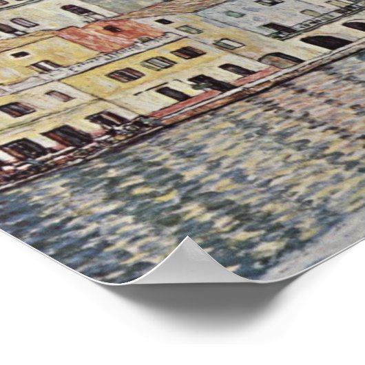 Gustav Klimt - Malcesine Lake Garda Italië Poster (Hoek)