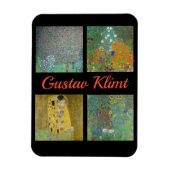 Gustav Klimt Masterstuks Patchwork Magneet (Verticaal)