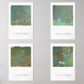 Gustav Klimt  meesterwerken Muurkunst Sets (Voorkant)