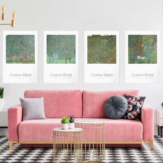 Gustav Klimt  meesterwerken Muurkunst Sets (Woonkamer)