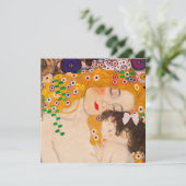 Gustav Klimt - Mère et Enfant Invitation (Debout devant)