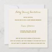 Gustav Klimt - Mère et Enfant Invitation (Dos)