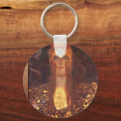 Gustav Klimt Minerva Pallas Athena Sleutelhanger (Voorkant)