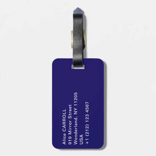 Gustav Klimt - Moeder en kind Bagagelabel (Achterkant verticaal)