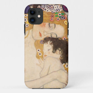 Gustav Klimt moeder en kind iPhone 11 Hoesje