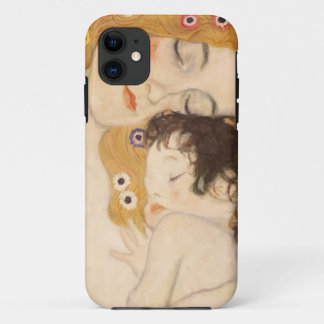 Gustav Klimt moeder en kind iPhone 11 Hoesje