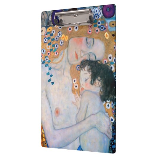 Gustav Klimt - Moeder en kind Klembord (Links)