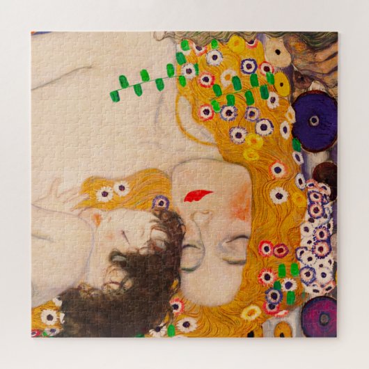 Gustav Klimt - Moeder en kind Legpuzzel (Horizontaal)