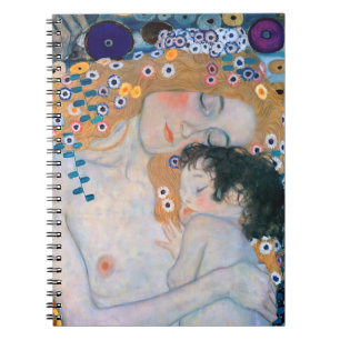 Gustav Klimt - Moeder en kind Notitieboek