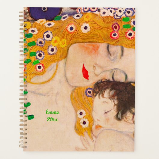 Gustav Klimt - Moeder en kind Planner (Voorkant)