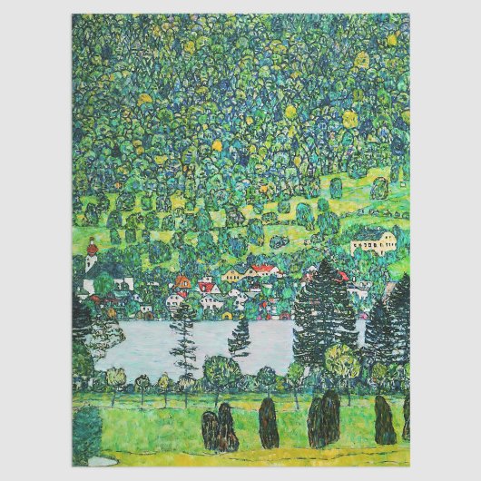 Gustav Klimt - Mountain Slope bij Unterach Tissuepapier