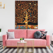 Gustav Klimt - onder de boom van het leven Canvas Afdruk (Insitu (Woonkamer))