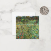 Gustav Klimt - Orchard Notitiekaartje (Voorkant / Achterkant in situ)