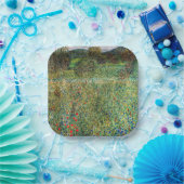 Gustav Klimt - Orchard Papieren Bordje (Feest)