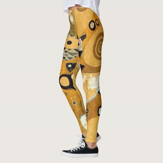 Gustav Klimt Owl in een boom Leggings (Links)