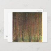 Gustav Klimt - Pine Forest Briefkaart (Voorkant / Achterkant)