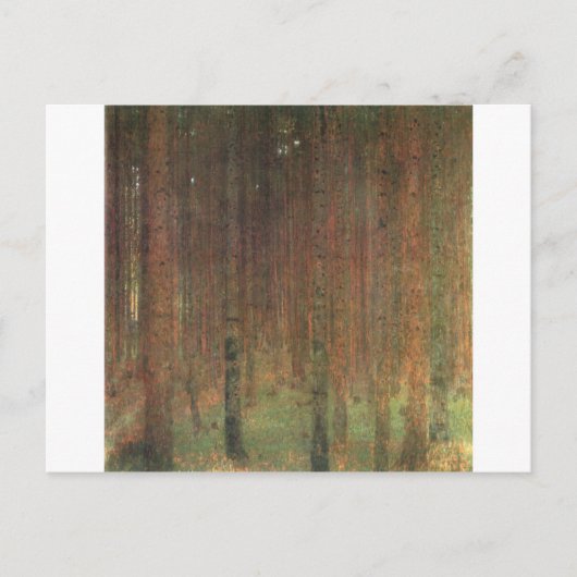 Gustav Klimt - Pine Trees, 1902 Briefkaart (Voorkant)
