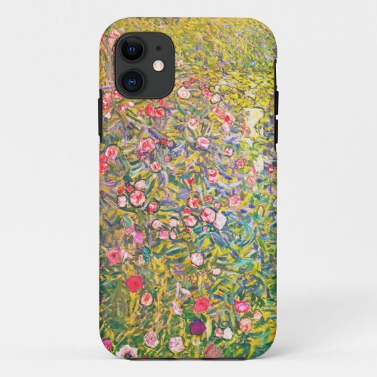 Gustav Klimt Pink Flowers Case-Mate iPhone Case (Achterkant)