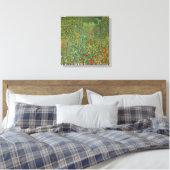 Gustav Klimt Poppy Field Canvas Afdruk (Insitu (Slaapkamer))
