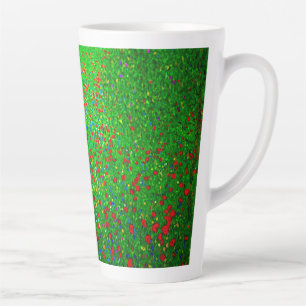 Gustav Klimt Poppy Field Latte Mok