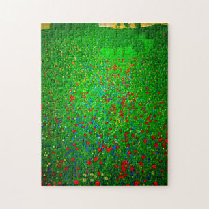 Gustav Klimt Poppy Field Legpuzzel