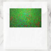 Gustav Klimt Poppy Field Rechthoekige Sticker (Tas)