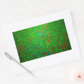 Gustav Klimt Poppy Field Rechthoekige Sticker (Envelop)