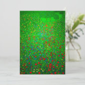 Gustav Klimt Poppy Field Save The Date (Staand voorkant)