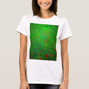 Gustav Klimt Poppy Field T-shirt