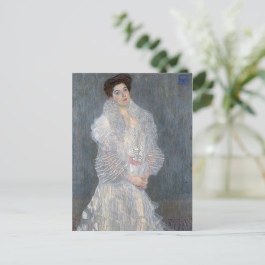 Gustav Klimt Portrait van het Briefkaart van (Staand voorkant)