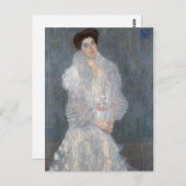Gustav Klimt Portrait van het Briefkaart van (Voorkant / Achterkant)