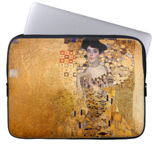 Gustav Klimt portret van Adel Bloch Bauer 1907 Laptop Sleeve