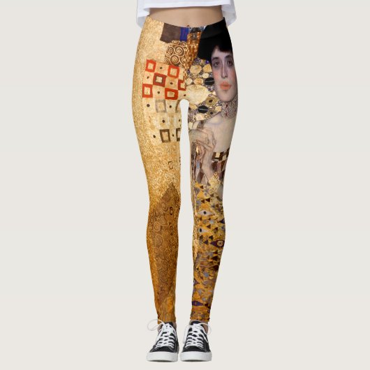 Gustav Klimt portret van Adel Bloch Bauer 1907 Leggings (Voorkant)