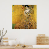 GUSTAV KLIMT - Portret van Adèle Bloch-Bauer 1907 Poster (Keuken)